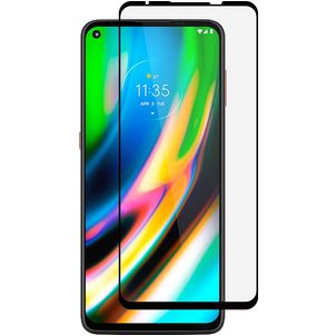 Mobigear Premium Motorola Moto G9 Plus Verre trempé Protection d'écran - Compatible Coque - Noir