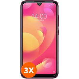 Mobigear Xiaomi Mi Play Verre trempé Protection d'écran - Compatible Coque (Lot de 3)