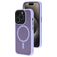 Mobiparts Hardcover Coque iPhone 15 Pro MagSafe Coque arrière Rigide - Satin Lila