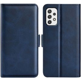 Mobigear Slim Magnet Housse Samsung Galaxy A23 Etui Porte-Monnaie - Dark Blue