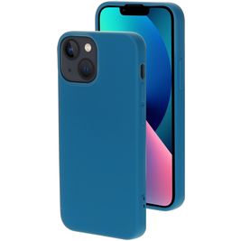 Mobiparts Coque iPhone 13 Mini Coque arrière en Silicone - Blueberry Blue Mobiparts Coque iPhone 13 Mini Coque arrière en Silicone - Blueberry Blue