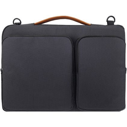 Mobigear Traveler Sac à bandoulière Ordinateur portable en Nylon Sacoche ordinateur - Noir