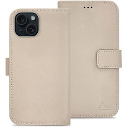 My Style Flex Wallet Housse iPhone 14 Etui Porte-Monnaie - Warm Taupe