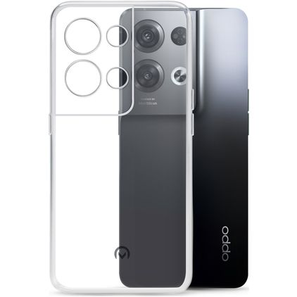 Mobilize Gelly Coque Transparente OPPO Reno 8 Coque arrière en TPU Souple - Transparent