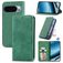 Mobigear Retro Slim Housse Google Pixel 10 Pro XL Etui Porte-Monnaie - Vert