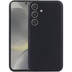 Mobigear Basics Coque Samsung Galaxy S25 Coque arrière en TPU Souple - Noir