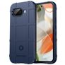 Mobigear Rugged Shield Coque Google Pixel 9a Coque arrière en TPU Souple Anti-Chocs - Bleu