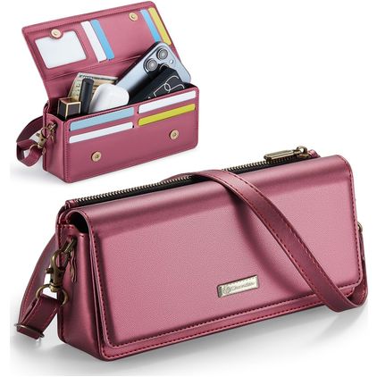 CaseMe ME30 Crossbody Sac téléphone - Large - Rouge