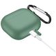 Mobigear Classic Coque Apple AirPods 3 Coque en Silicone Souple - Vert