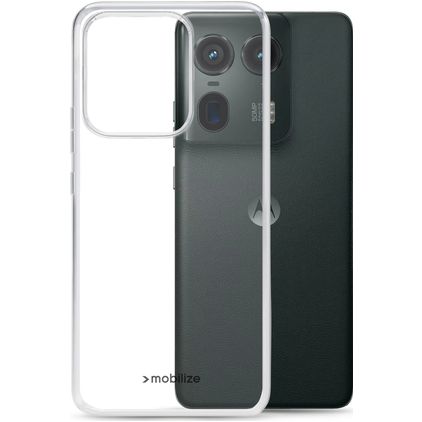 Mobilize Gelly Coque Transparente Motorola Edge 50 Ultra Coque arrière en TPU Souple - Transparent