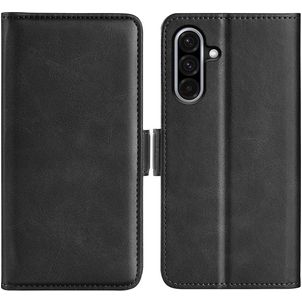 Mobigear Slim Magnet Housse Samsung Galaxy A36 Etui Porte-Monnaie - Noir