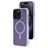 Mobiparts Hardcover Coque iPhone 15 Pro Max MagSafe Coque arrière Rigide - Satin Lila