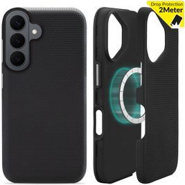 My Style Tough Coque Samsung Galaxy S26 Plus MagSafe Coque arrière Rigide Anti-Chocs - Noir