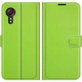 Mobigear Classic Housse Samsung Galaxy Xcover 5 Etui Porte-Monnaie - Vert