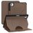Mobigear Magnetic Folio Coque iPad Pro 11 Pouces (2024) Etui + Porte-crayon - Marron