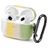 Mobigear Colors Coque Silicone souple pour Apple AirPods 3 - Blanc / Vert / Jaune