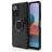 Mobigear Armor Ring Coque Xiaomi Redmi Note 10 Pro Coque arrière Rigide Anti-Chocs avec Anneau-Support - Noir