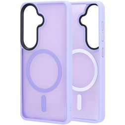 Mobiparts Hardcover Coque Samsung Galaxy S26 MagSafe Coque arrière Rigide - Satin Lila