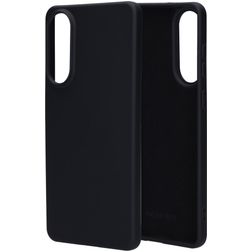 Mobiparts Coque Samsung Galaxy S25 Edge Coque arrière en Silicone - Noir