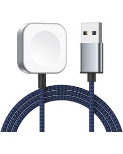 Mobigear USB-A Magnetic - Chargeur Apple Watch 1 mètre 3W 0.6A - Bleu