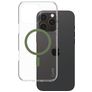 CARE by PanzerGlass Urban Combat iPhone 16 Pro Max MagSafe Plastique rigide Coque arrière - Transparent / Vert