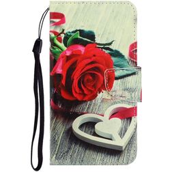 Mobigear Design Xiaomi Redmi 9C Étui Portefeuille - Des roses