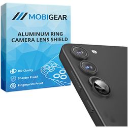 Mobigear Single Samsung Galaxy S23 Verre trempé Protection Objectif Caméra - Compatible Coque - Noir