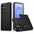 Mobigear Card Coque Samsung Galaxy S26 Ultra Coque arrière Rigide Anti-Chocs avec Porte-Cartes - Noir