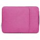 Mobigear Denim Zipper Pochette Ordinateur portable 13 - 14 Pouces Housse ordinateur - Rose