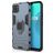 Mobigear Armor Ring Coque Realme C11 (2020) Coque arrière Rigide Anti-Chocs avec Anneau-Support - Bleu