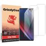 GrizzlyCoat OPPO Find X3 Neo Hydrogel TPU Protection d'écran - Compatible Coque + Cadre d'installation (Lot de 2)