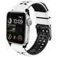 Mobigear Aero Armor Bracelet Silicone Apple Watch Fermeture boucle ardillon - 49/46/45/44 mm - Noir / Blanc