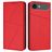 Mobigear Frosted Flip Housse iPhone Air Etui Porte-Monnaie - Rouge
