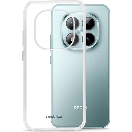 Mobilize Gelly Case Coque Transparente Xiaomi Redmi Note 15 Pro Coque arrière en TPU Souple - Transparent