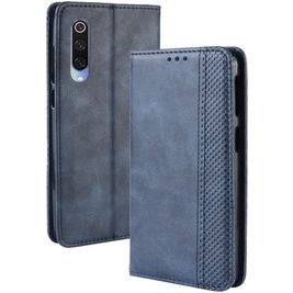 Mobigear Sensation Housse Xiaomi Mi 9 Etui Porte-Monnaie - Bleu