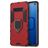 Mobigear Armor Ring Coque Samsung Galaxy S10 Coque arrière Rigide Anti-Chocs avec Anneau-Support - Rouge