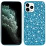 Mobigear Glitter Coque iPhone 12 Pro Max Coque arrière Rigide - Bleu