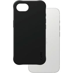 CARE by PanzerGlass Fashionable Coque iPhone 16e Coque arrière en Silicone - Samba Black