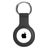 Xccess Keychain Coque Apple AirTag Porte-clés en Silicone Souple - Noir
