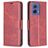 Mobigear Excellent Housse Motorola Moto G85 Etui Porte-Monnaie - Rouge