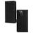 Mobilize Wallet iPhone 14 Pro Max Cuir véritable Étui Portefeuille - Noir