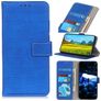 Mobigear Croco Housse iPhone SE (2020) Etui Porte-Monnaie - Bleu
