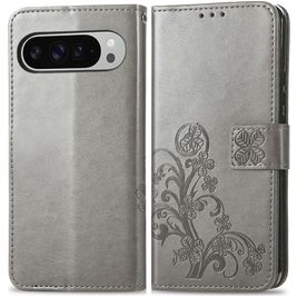 Mobigear Clover Housse Google Pixel 9 Pro XL Etui Porte-Monnaie - Gris