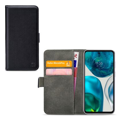 Mobilize Classic Gelly Wallet Motorola Moto G52 Étui Portefeuille - Noir