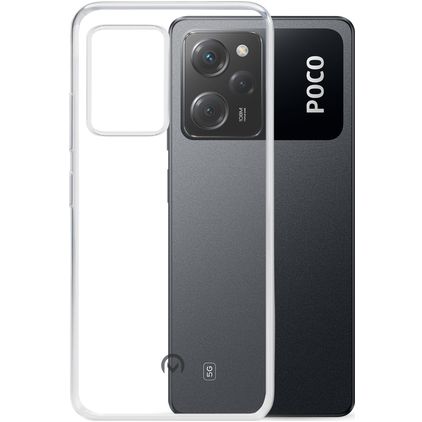 Mobilize Gelly Transparent POCO X5 Pro TPU souple Coque arrière - Transparent