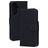 Mobiparts Wallet Housse Samsung Galaxy A27 Etui en Cuir Véritable Porte-Monnaie - Noir