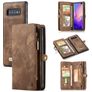 Caseme 008 Housse Samsung Galaxy S10 Plus Etui avec Coque Détachable Porte-Monnaie - Marron