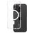 CARE by PanzerGlass Flagship Coque iPhone 16 Pro MagSafe Coque arrière Rigide - Transparent / Blanc