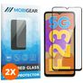 Mobigear Premium Samsung Galaxy F23 Verre trempé Protection d'écran - Compatible Coque - Noir (Lot de 2)