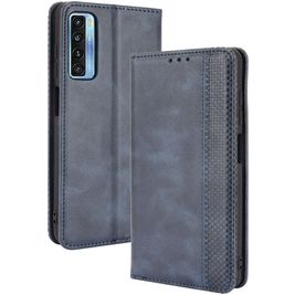 Mobigear Sensation Housse TCL 20 5G Etui Porte-Monnaie - Bleu